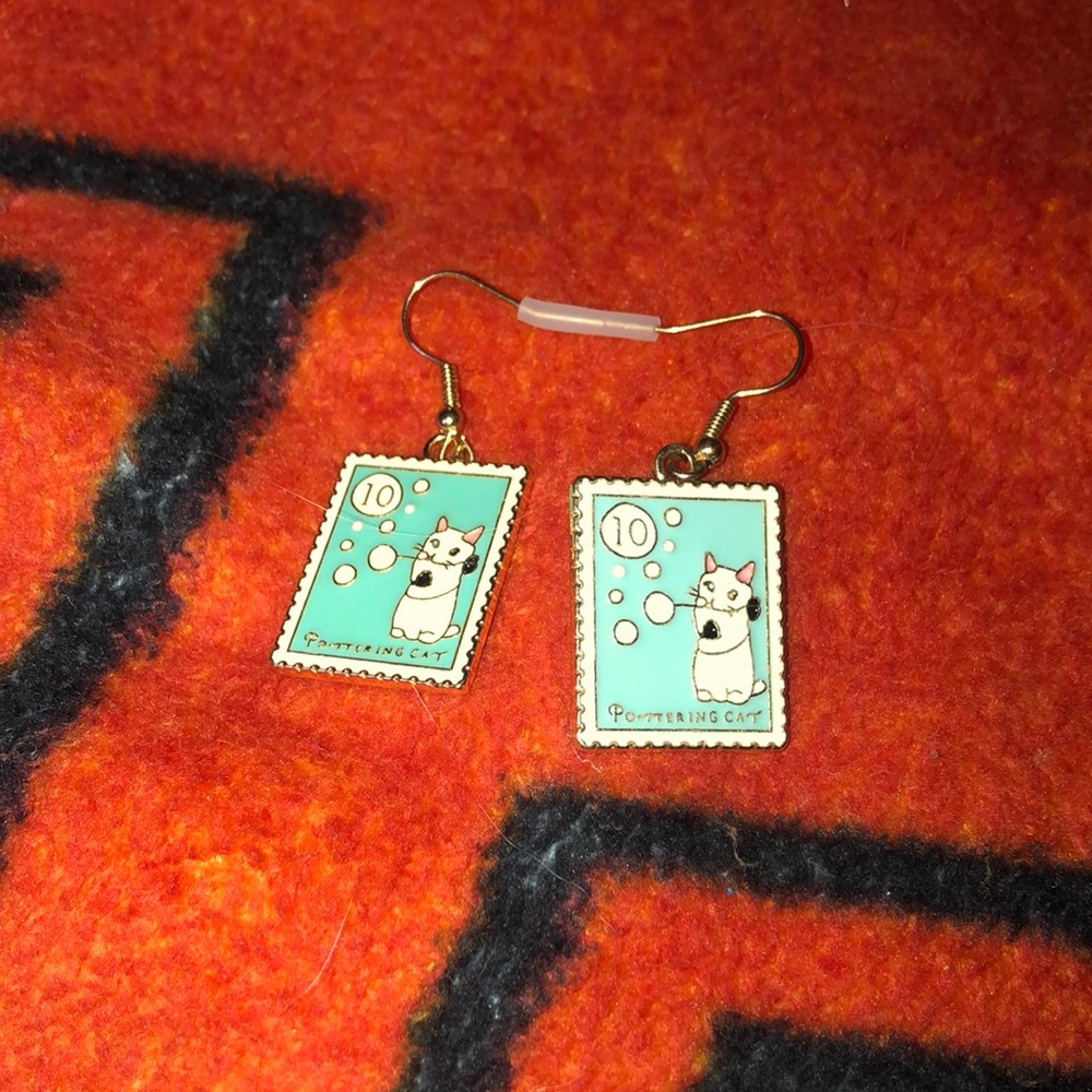 Cat earrings